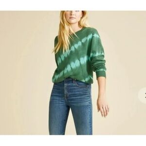 Veronica Beard Green Tie Dye Nikasha Pullover